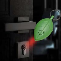 Wireless Key Locator Wireless Leaf Shape Key Finder Set with Whistle Remote Control Waterproof Anti-lost Device for Portable