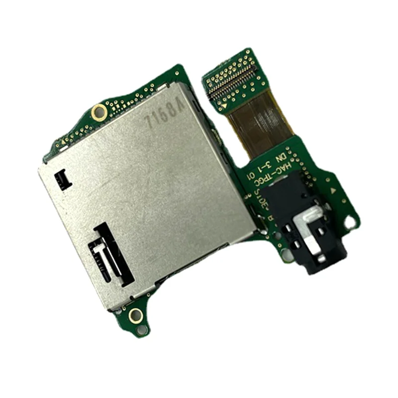 Placa de slot para cartão de jogo a26p, leitor de cartão, placa de fone de ouvido para ns switch, console de jogos, peças de reparo