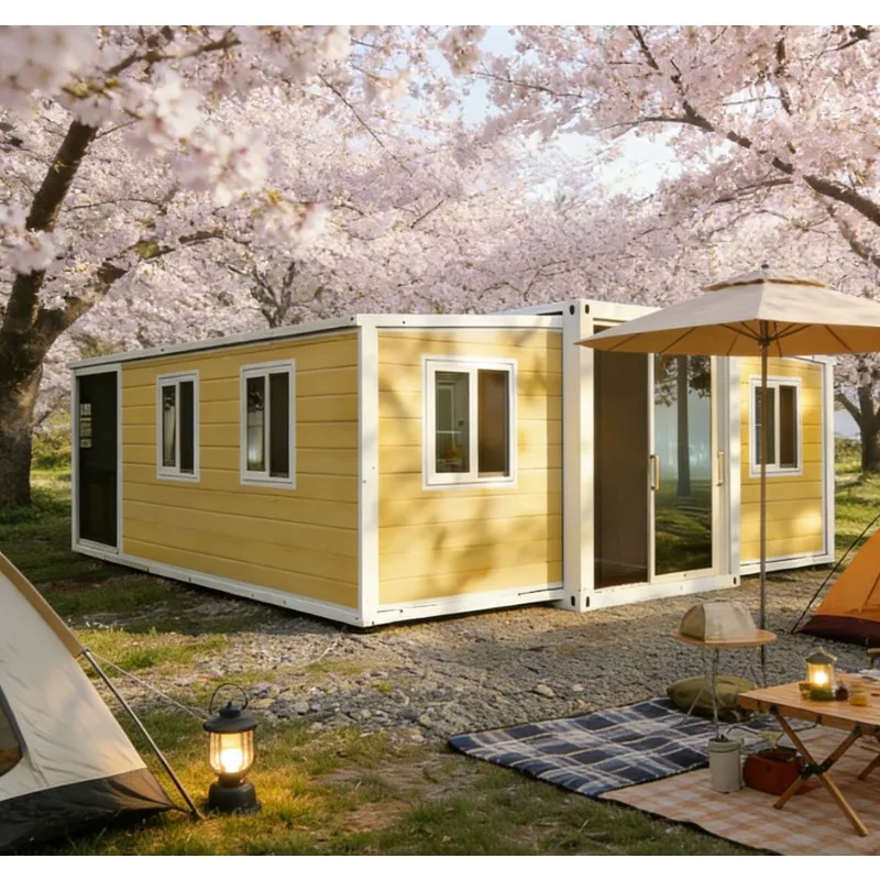 20FT 40FT Fast Folding Container Room Prefab House Movable Office Living Space Luxury Studio Exhibition Hall Factory Direct