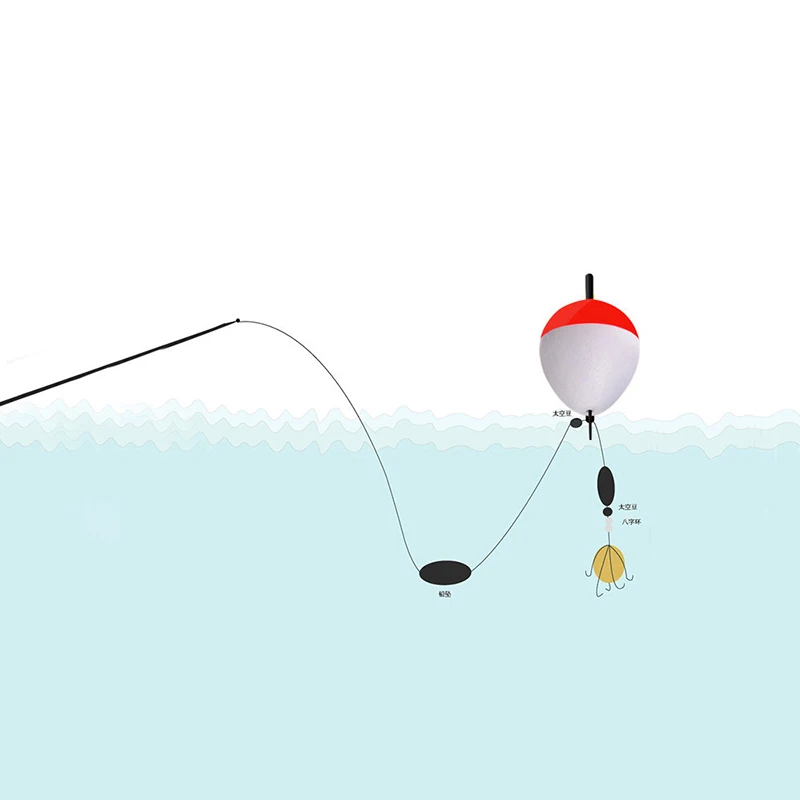 Foam Fishing Floats EVA Fish Floats Bait Fishing Buoys 2g/3g/5g/10g/15g/ 20g/35g/40g/60g Buoy Fishing Accessories