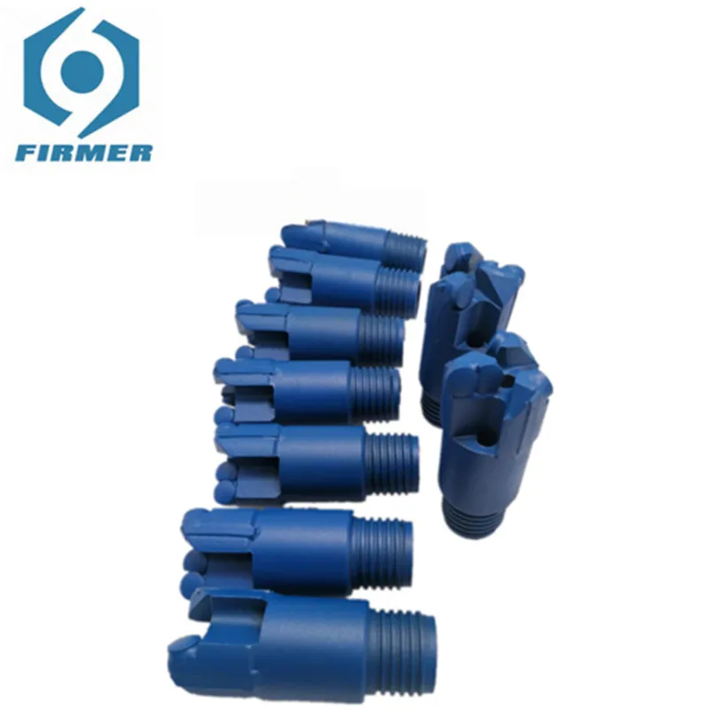 46mm 3 Wings Spherical Shape PDC Cutter Non Coring Drill Bit