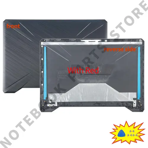 Imagen 2 del producto Funda carcasa para TUF Gaming FX505 FX505G FX505GD FX505D FX86 FX86F FX95 contraportada/bisel/bisagras caja de plástico reparación de 15,6 pulgadas