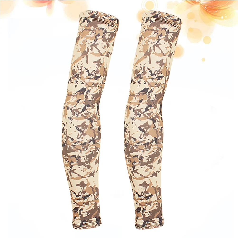 1 Paar Armstulpen mit UV-Schutz, Eisgewebe, atmungsaktiv, rutschfest, für Outdoor-Sportarten, Radfahren, Laufen, Angeln, Golf, Basketball, Team