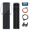 WUZECK  Solar Panel kit 12V 유연한 태양 전지 패널 키트, 50 와트 PV 모듈, 100 와트, 12V, 24V, 태양 케이블 셀, 집 야외 자동차 보트 배터리, 캠핑 여행 1