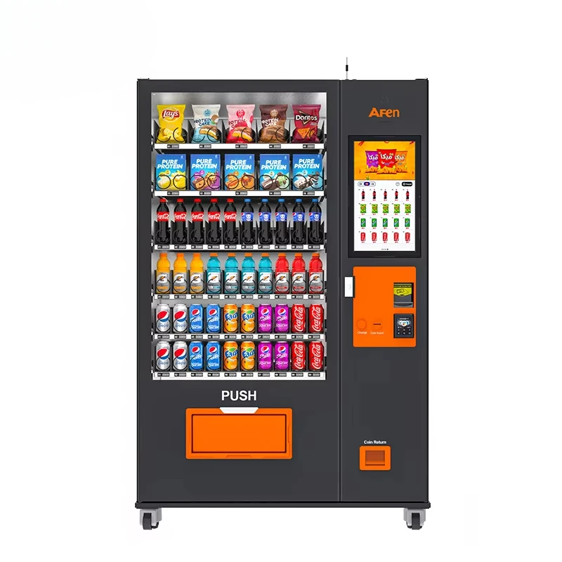 Cheap Price Combo Vending Machine Easy Use Snack Drink Vending Machine Touch Screen