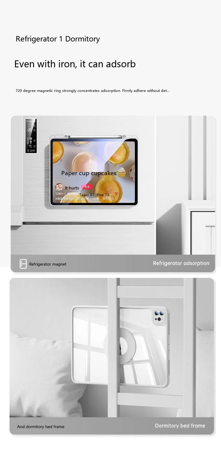 Für OPPO Pad OnePlus Pad 13,2 12,1 11,6 11,4 11 8,8 Zoll TPU Y Fold 720 Magnetische Trennhülle – Detail 9