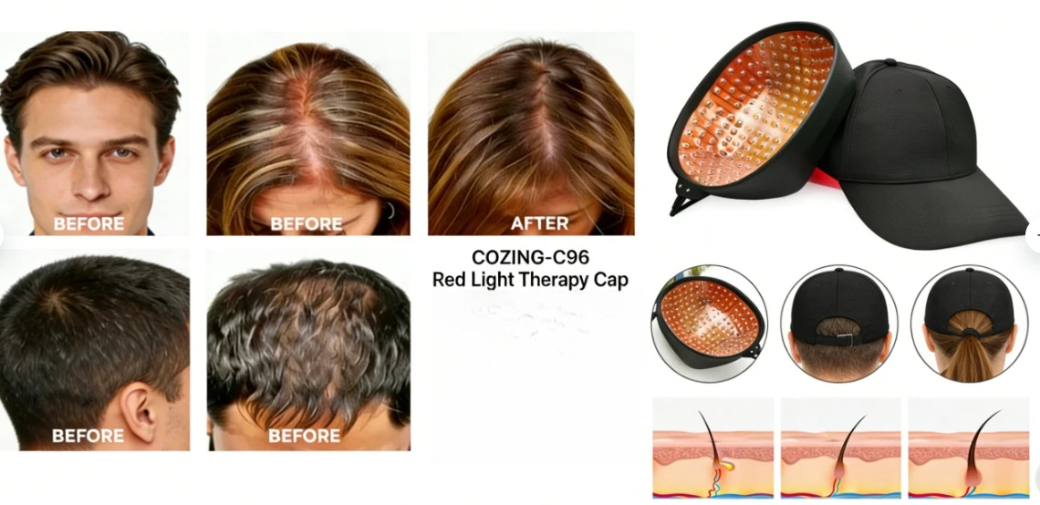 

Лазерная шапка C96 650 нм для роста волос, 96 диодов, LLLT, устройство против выпадения волос и для их восстановления