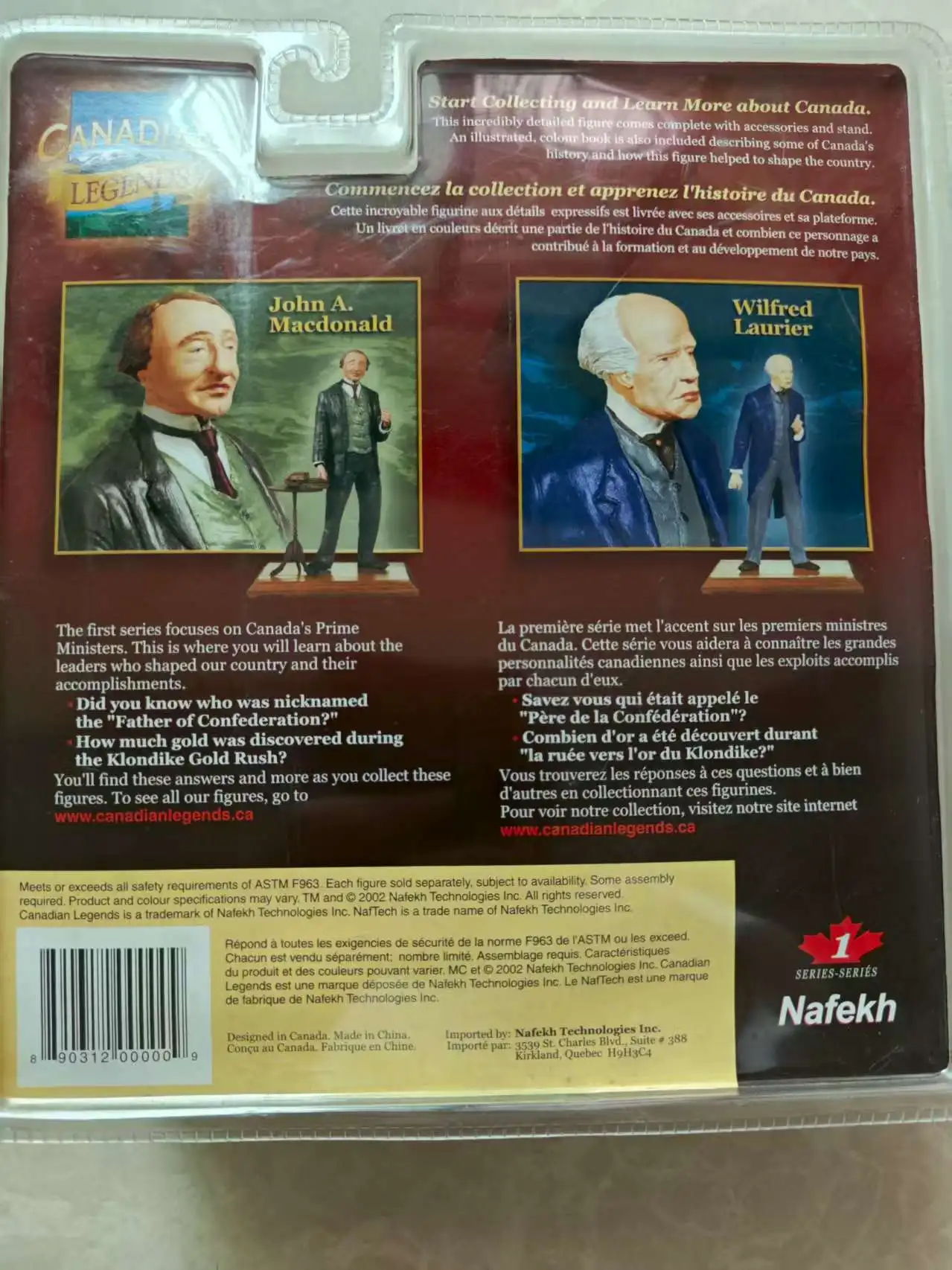 الأساطير الكندية جون أ. ماكدونالد النفخ أول رئيس كندا بوصة شخصيات الحركة دمى حقيقية