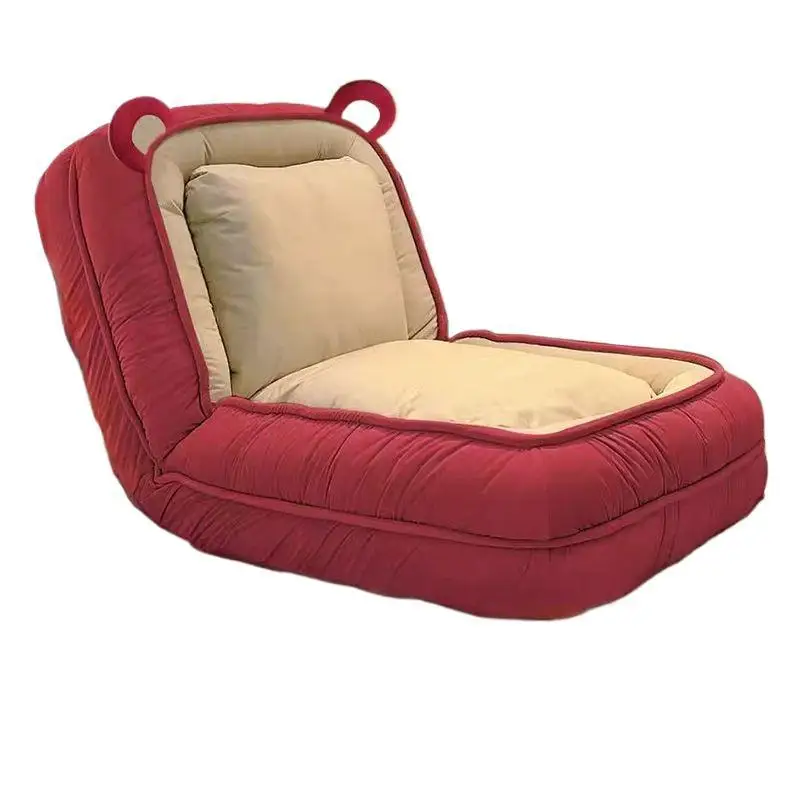 Multifunctional Adjustable Foldable Bean Bag  Floor Sofa Seating Reclining Single Folding Sofa Bed With Sleeping Function