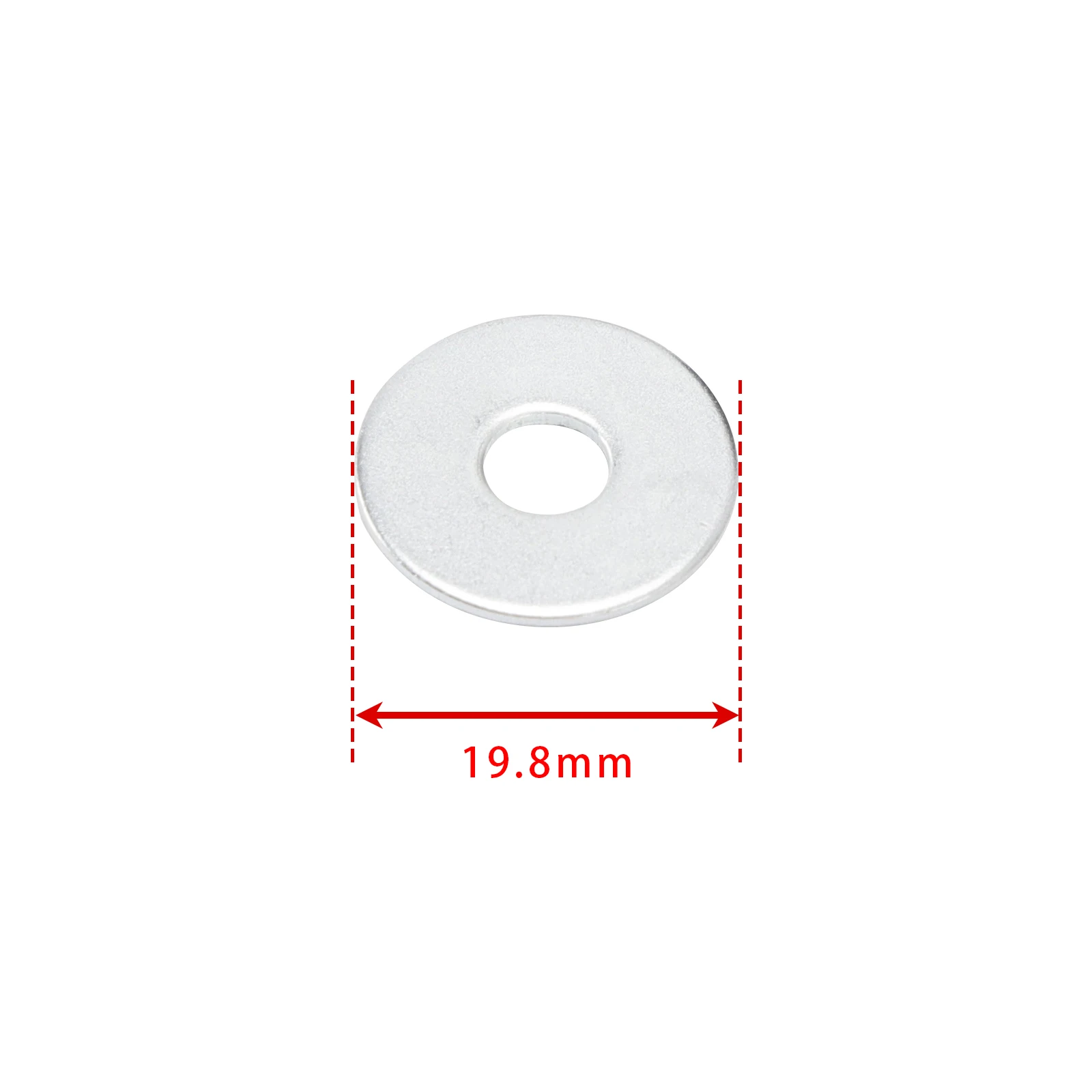 Topteng M6 البلاستيك مخصص جمجمة رأس إطار لوحة ترخيص مسامير البراغي الأجهزة الفضة X2 #3