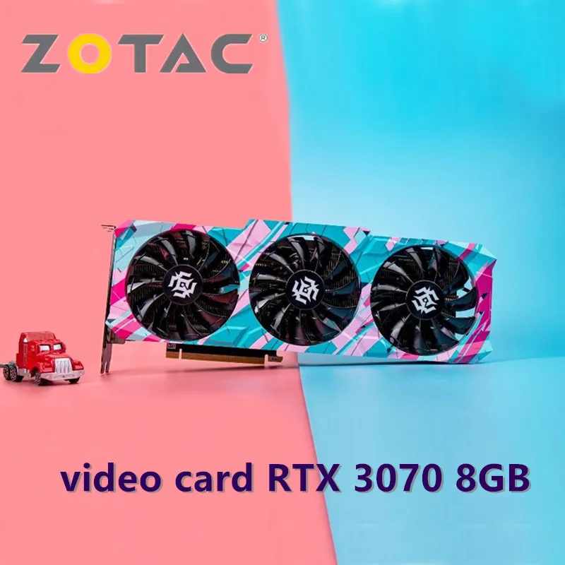 ZOTAC RTX 3070 RTX 3070 비디오 카드, GPU rtx 3070, X-Gaming GeForce Gaming OC 그래픽 카드, 데스크탑 PC 컴퓨터 게임, 8GB