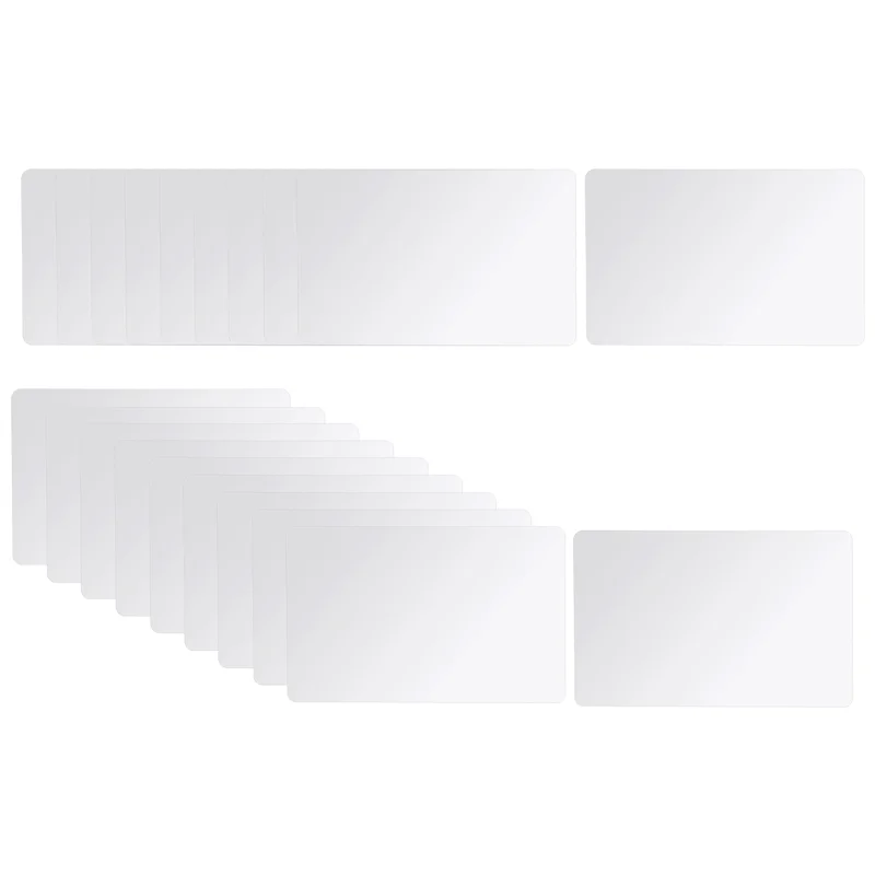 【Hot Ltem】20Pcs NFC Cards White Blank For NTAG215 PVC Tags Waterpoof 504Bytes Chip Sticker