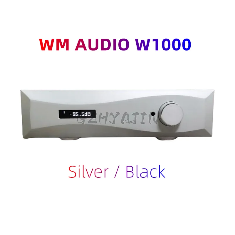 WM AUDIO W1000 Audiophile grade HiFi pure Class A balanced discrete preamp audio power amplifier, 3 RCA input and 1XLR input