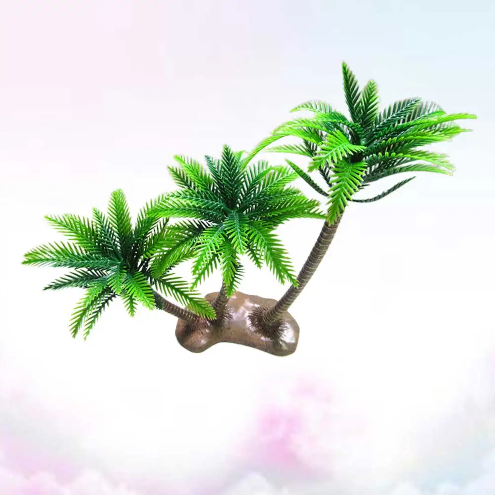 

Coconut Tree Coconut Tree nament Simulation Decor Mini Scene Home Decor Gift DIY Wind Chime Hanging Accessories