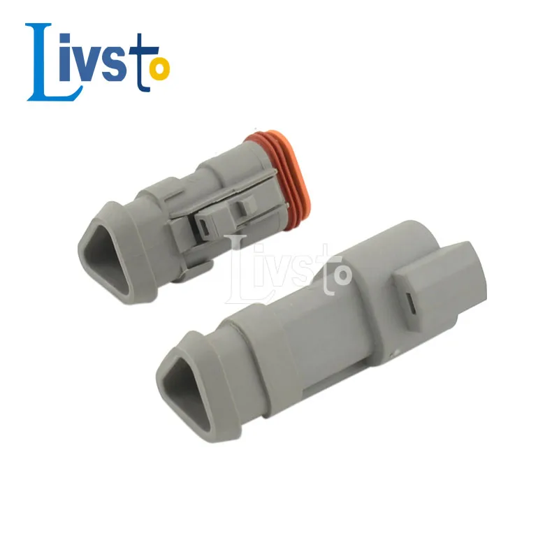 5/10/20/50 Sets 3 Pin Male Female Deutsch Auto Pump Truck Connector Injector Plug DT04-3P-E008 DT06-3S-E008