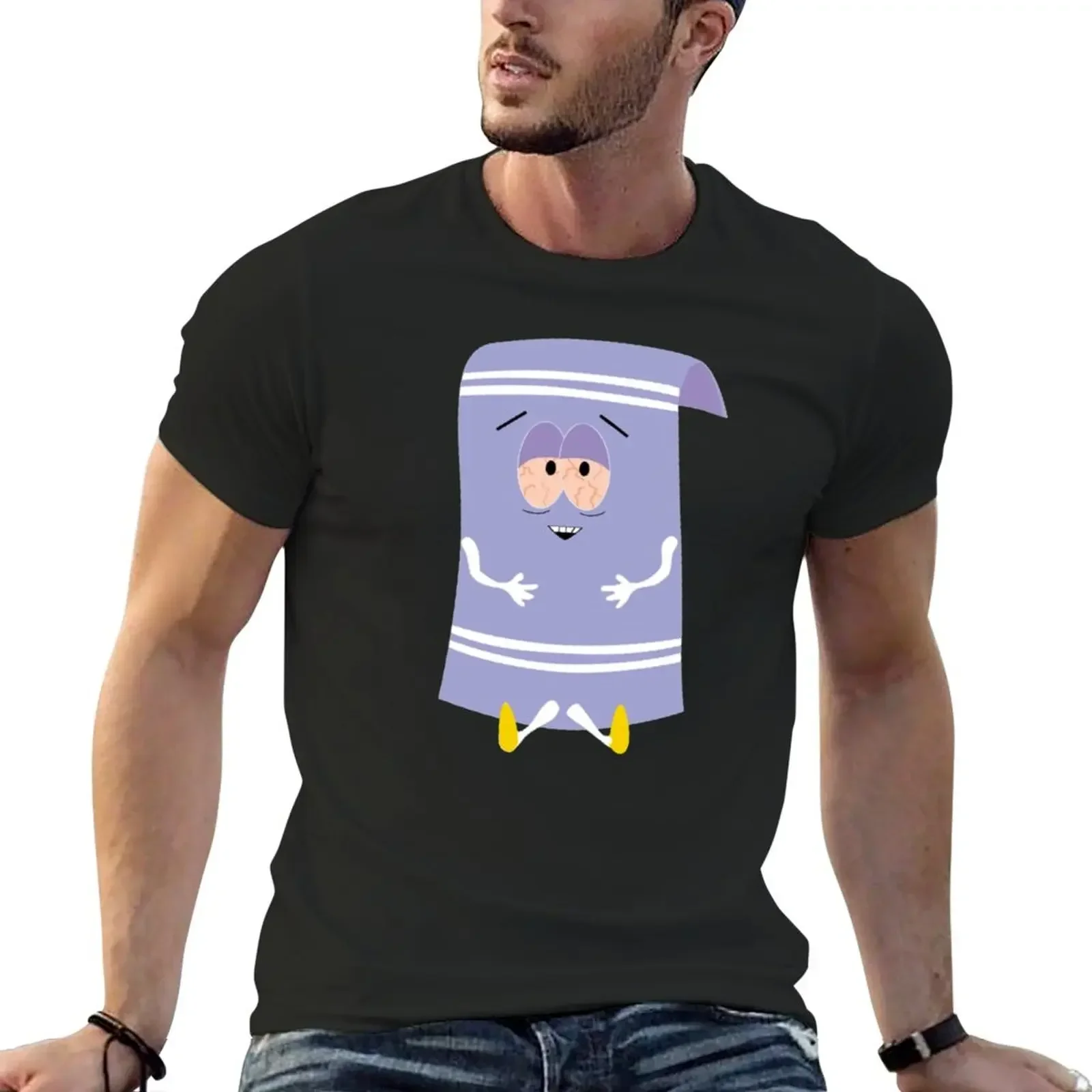 Towelie Don’t forget to bring a towel T-Shirt vintage graphic tee essential t shirt plus size clothes T-shirts for men cotton