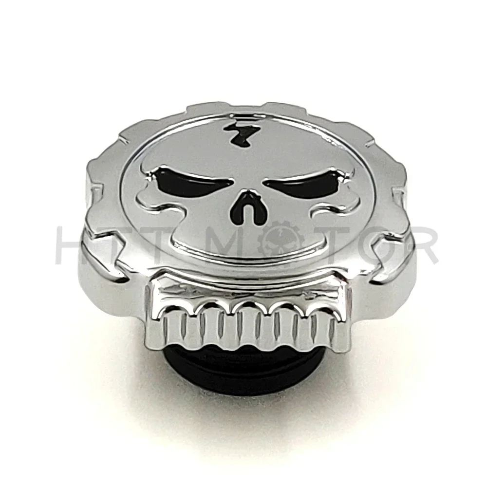 Immagine 6: Copertura del tappo del serbatoio del gas combustibile del cranio del motociclo per Harley Sportster 1992-Up, Road King, Softail 2000-Up, FXD 1992-Up
