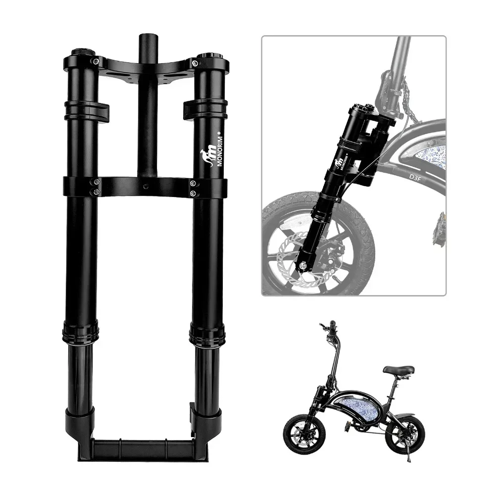 

bicycle 14inch 4.0mm MONORIM EBIKE front fork air shock absorption is suitable for DYU D3+/D3F EBIKE more comfortable and safe