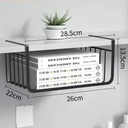 Metaal Ijzer Keuken Organisator Plank Gelaagd Opbergrek Bureaukast Onder Tafel Hangende Mesh Mand Garderobe Thuis Houders