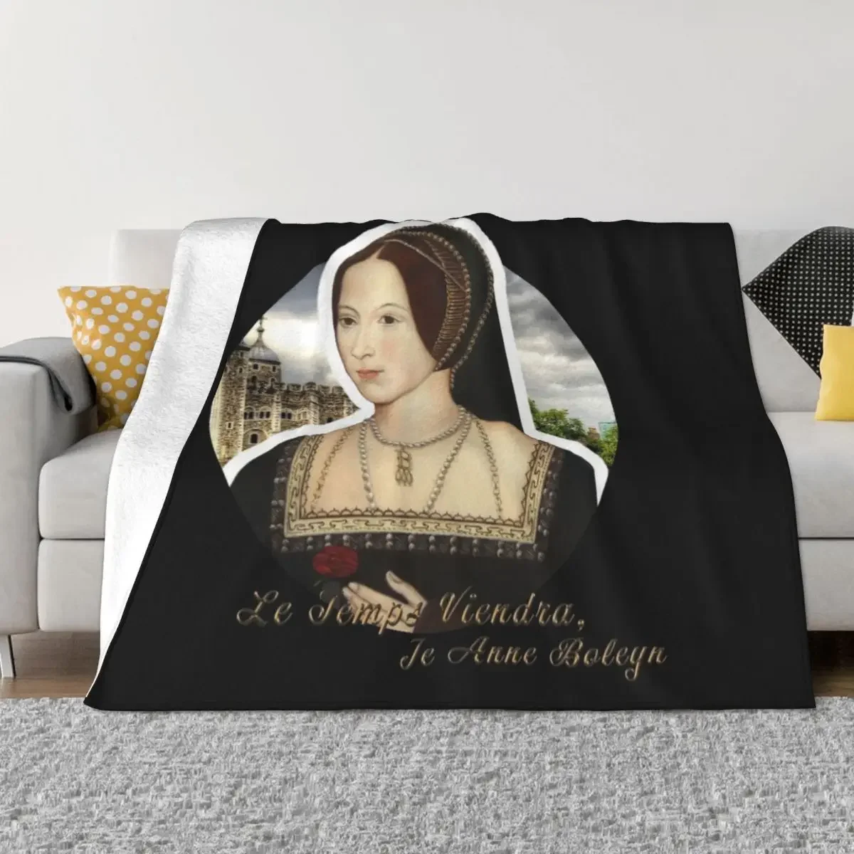 Anne Boleyn Quote Throw Blanket Winter beds Beautifuls wednesday Blankets