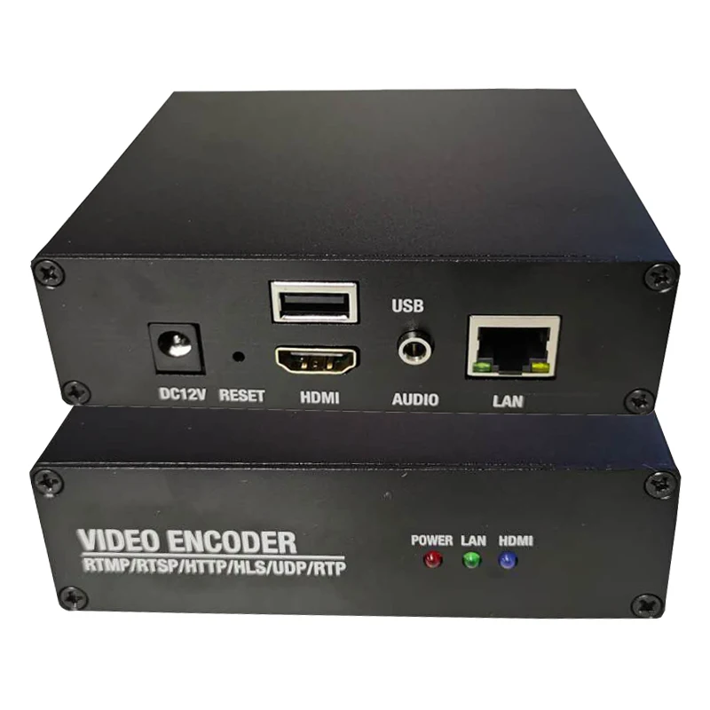 USB-видеокодер для IP-стриминга (VIF, RTMP, SRT) с сетевым портом RJ45 для горизонтального и вертикального телевизионного вещания