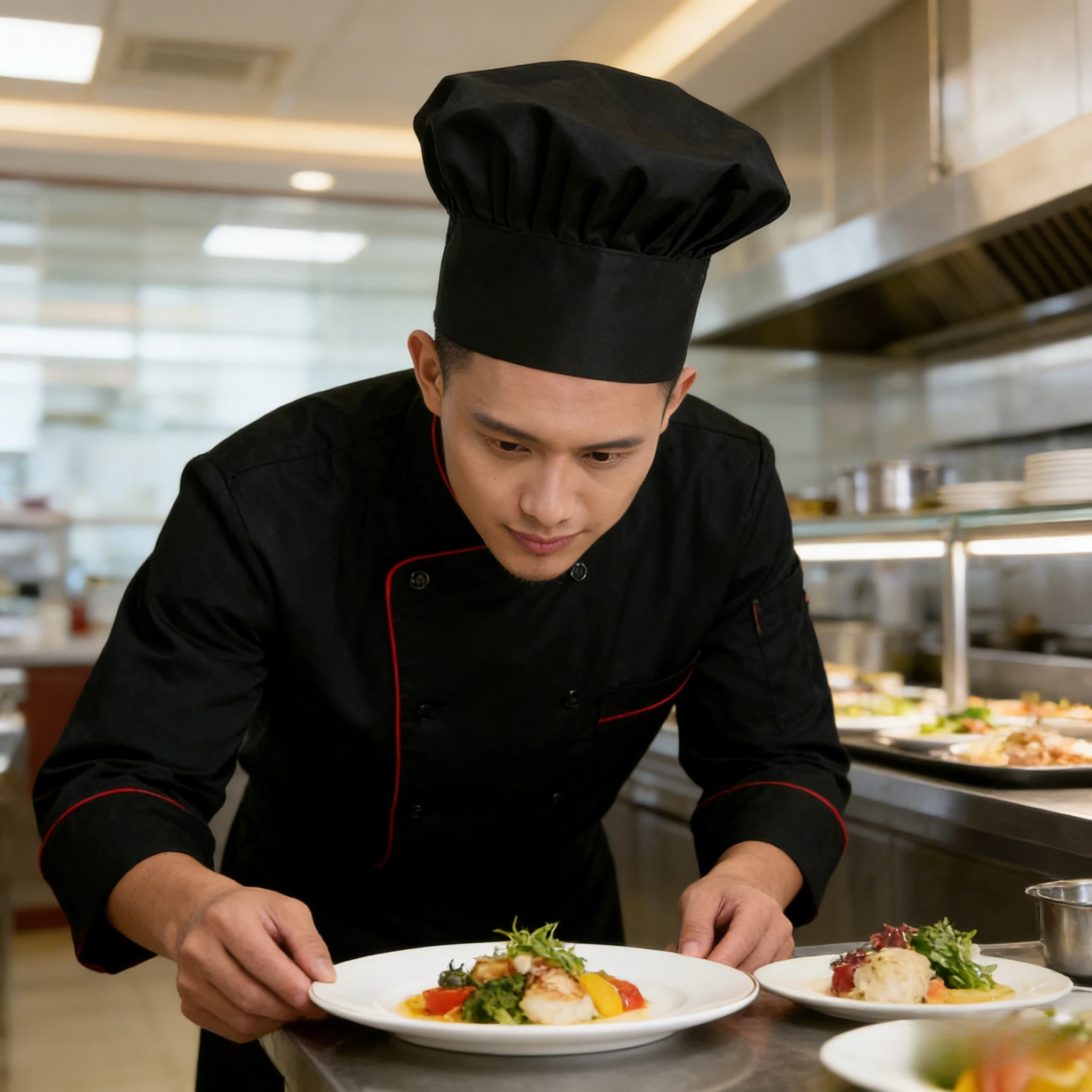 

Шляпа повара для отеля, кухни, пекарни, паста-фабрики, тканевая рабочая шляпа, плиссированная шляпа-грибок, хлопковая белая шляпа для кейтеринга