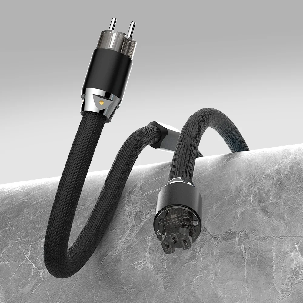 Audiocrast P900 Multiplex High-End Audio Power Cord 5N OFC Copper And Silver Mixed AC Power Cable for Hi-Fi Equipment