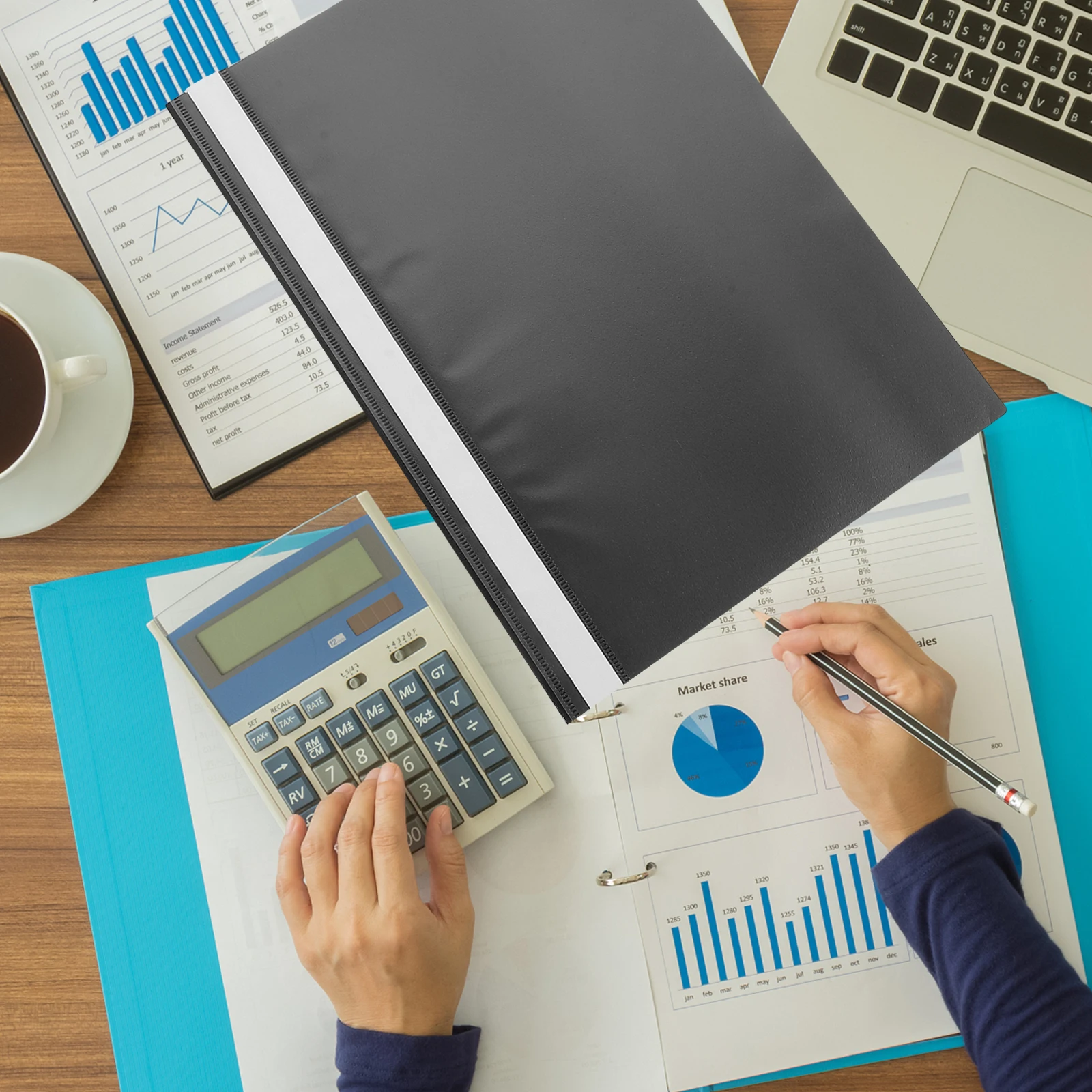 

15Pcs A4 Document File Organizer Folders Office Storage PP Material Home School Travel Accessory A4 Project Folder