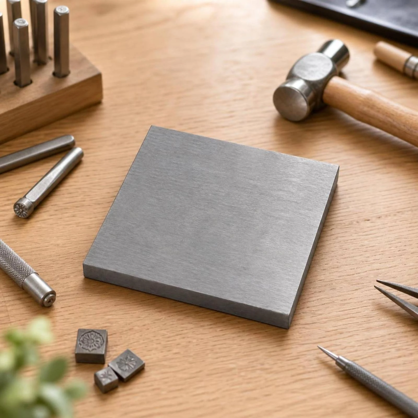 Metal Bench Block Solid Anvil Block Flat Anvil Hardened Tool Heavy Duty for Jewelers, Jewelry Making, Workshop