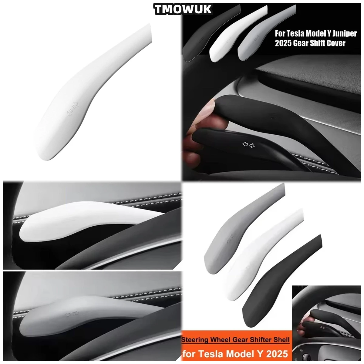 

Silicone Steering Lever Cover For Tesla Model Y Juniper 2025
