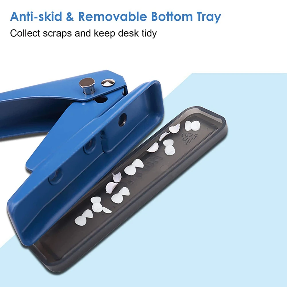 مثقاب ثقب واحد شديد التحمل ثلاثي كيلو وات ، مثقاب ثقب ورقي ، سعة 20 ورقة لكمة ، مشغولات يدوية ، مشروع فن ورقي