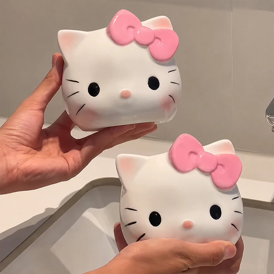 Porta-canetas Fofo Hello Kitty My Melody, Suporte para Pincéis de Maquiagem, Caixa Organizadora de Mesa, Organizador de Quarto de Dormitório, Presentes de Aniversário