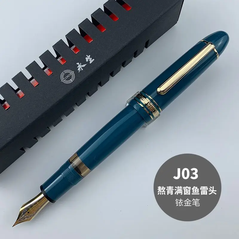 Wingsung 630 مكبس كلاسيكي الراتنج قلم حبر رقم 8 Iraurita بنك الاستثمار القومي الكتابة الحبر هدية أقلام القرطاسية مدرسة الأعمال المورد #1