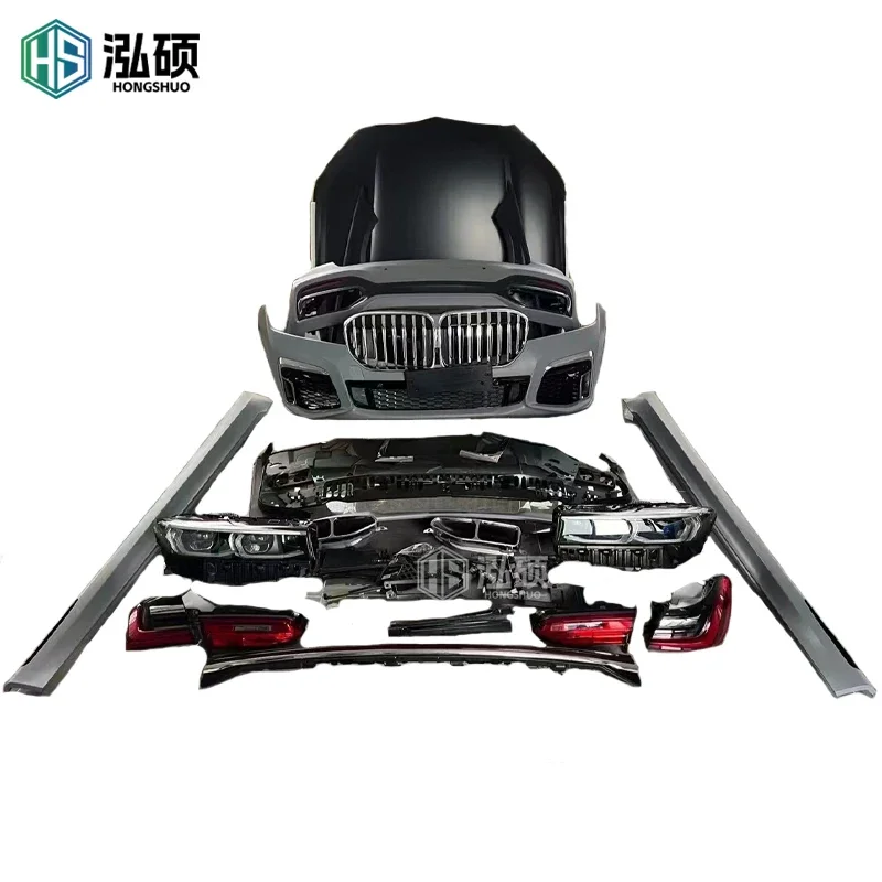 Auto Body Kit Front Rear Bumper For bmw 7 Series G11 upgrade to G11 lci body kit Front Bumper Assembly With Grille