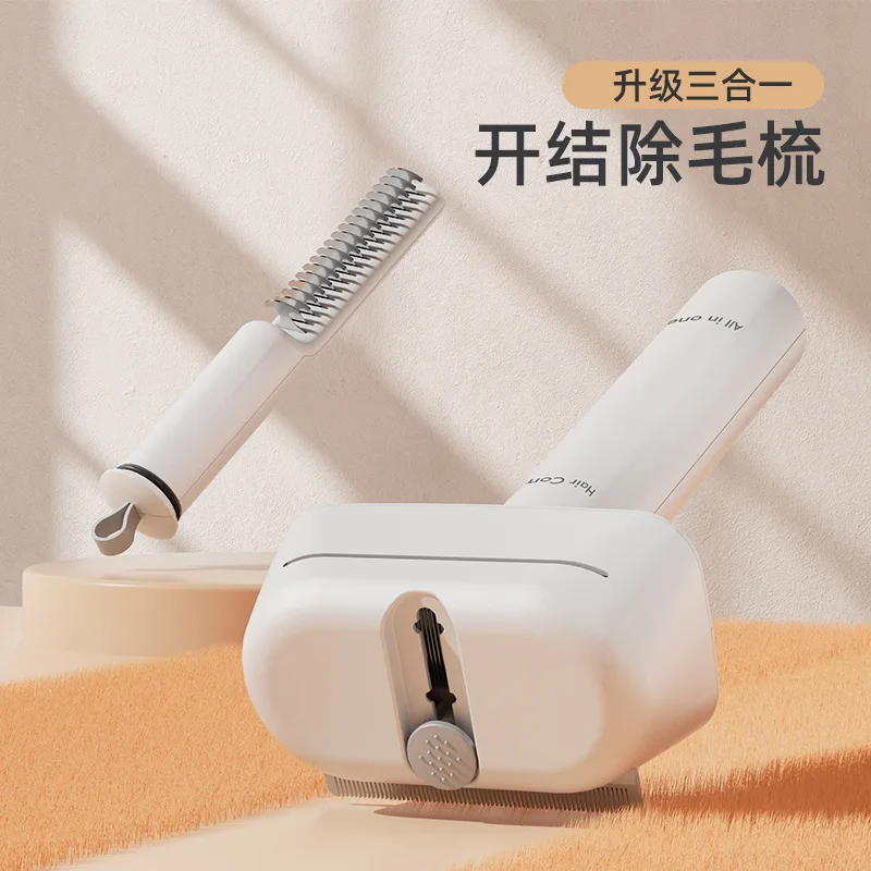 Cat Thinning Comb, Floating Hair Comb, Detangling Comb, Needle Comb, Hair Removal Comb, Cat Comb, Three-In-One Detangling Comb,