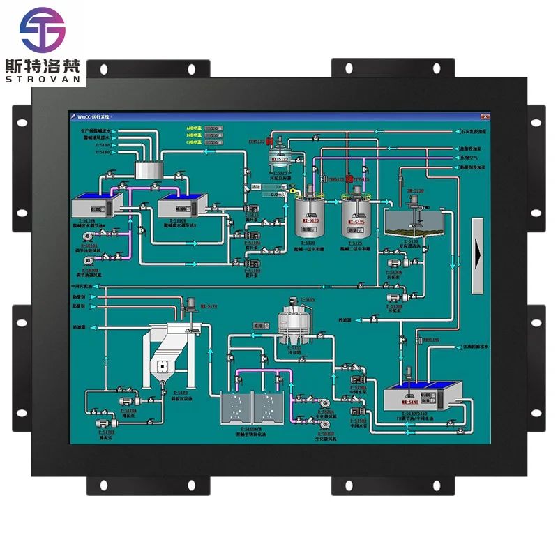

Open Frame Display 15 17 18.5 19 21.5 23.6 Inch Resistive Touch Screen Industrial Lcd