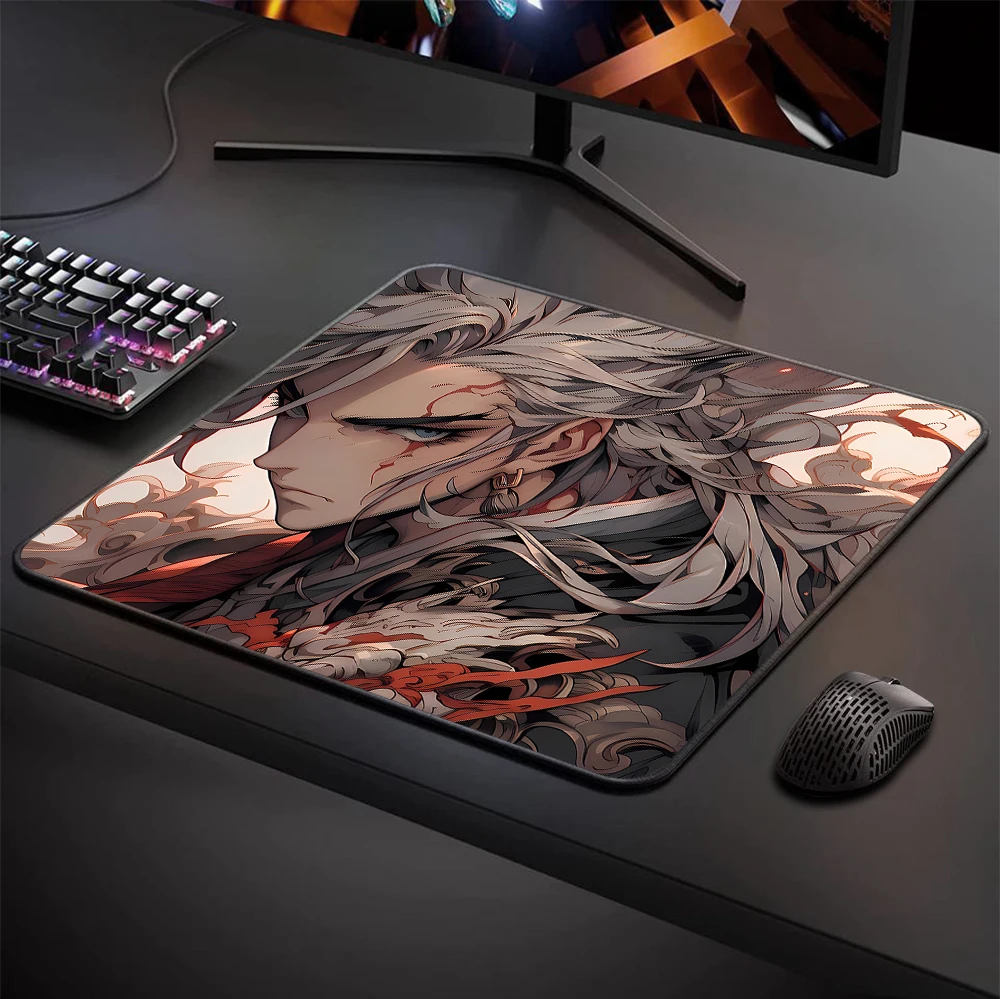 Alfombrilla de ratón de superficie ultrafina Premium, alfombrilla de ratón de Anime para Gamer, alfombrilla de ratón profesional antideslizante para ordenador, alfombrilla de teclado para juegos XL