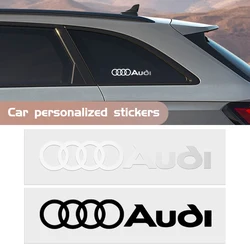 Voor Audi Sline Rs A3 A4 B8 8P 8V B6 A5 A6 C7 Q5 B9 B7 C6 A1 Q7 Q3 Tt Auto Body Raam Kofferbak Decoratie Stickers Auto Accessoires