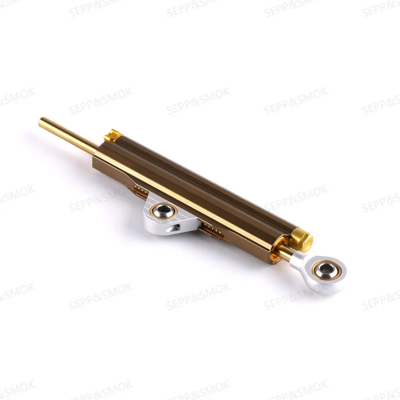 

Universal Adjustable Reinforced Dual-Tube Modified Titanium Steering Damper Steering Buffer Anti-Sway for Motorcycles