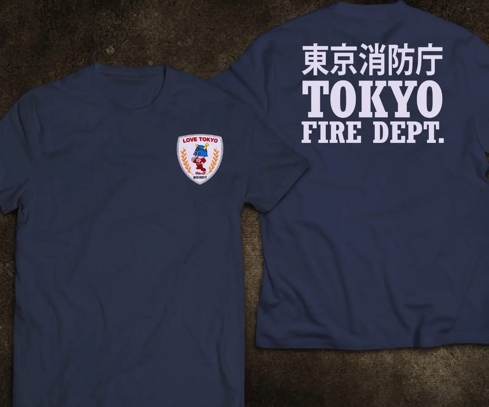 Japan Tokyo Firefighter Fire Department Rare T-Shirt 100% Cotton O-Neck Summer Short Sleeve Casual Mens T-shirt Size S-3XL