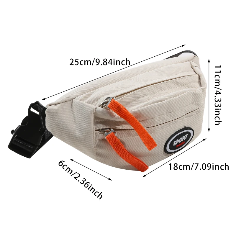 Neue Mode Nette kinder Brust Tasche Eine Schulter Umhängetasche Fanny Pack Leinwand Diagonal Tasche Mädchen Junge Zipper Tasche Geldbörse