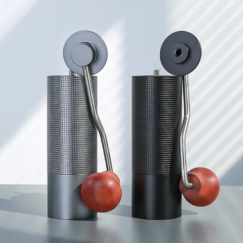 

420 Stainless Steel Burr Al-Alloy Body Homeuse Espresso Small Hand Mill Portable Manual Coffee Grinder
