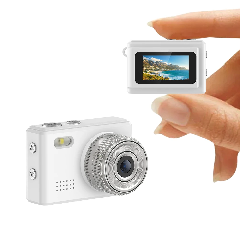 

2PCS Mini Pocket Size 1080P HD Digital Camera Travel & Kids Keychain Camera Micro Camera