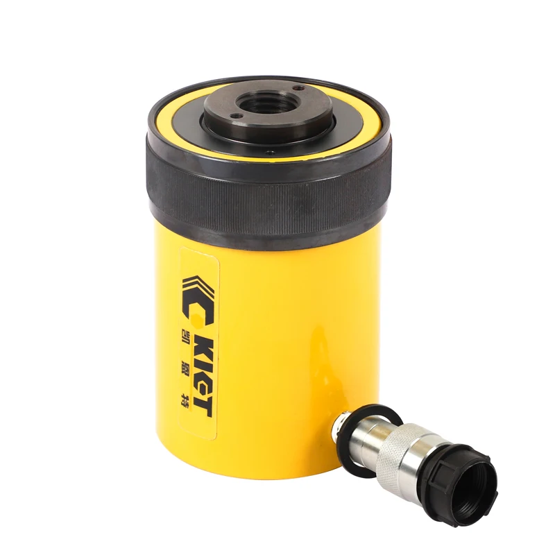 Cheap Price Telescopic Single Acting 20 30 50 60 100  ton Hollow Hydraulic Cylinder Jack