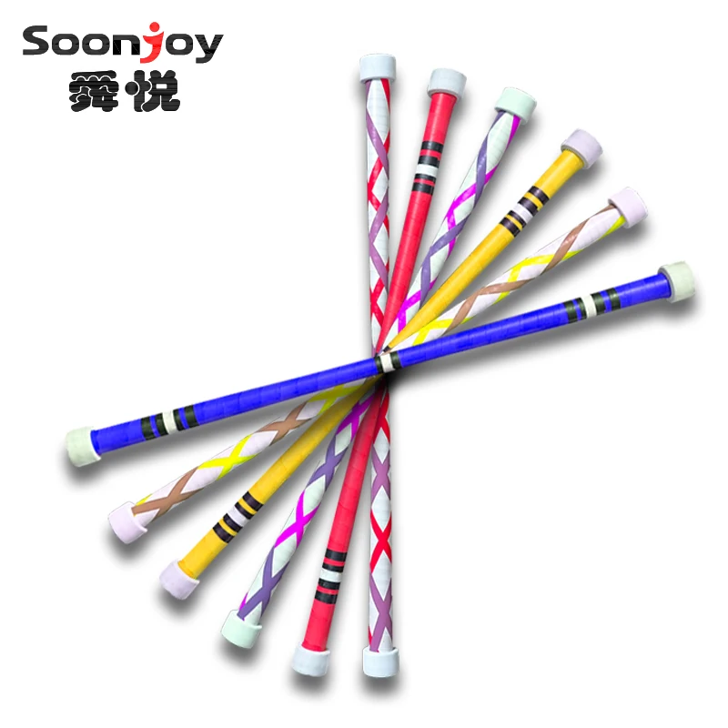 

Tapered Devil Stick Juggling Flower Sticks Durable Silicon Material for Play and Juggling