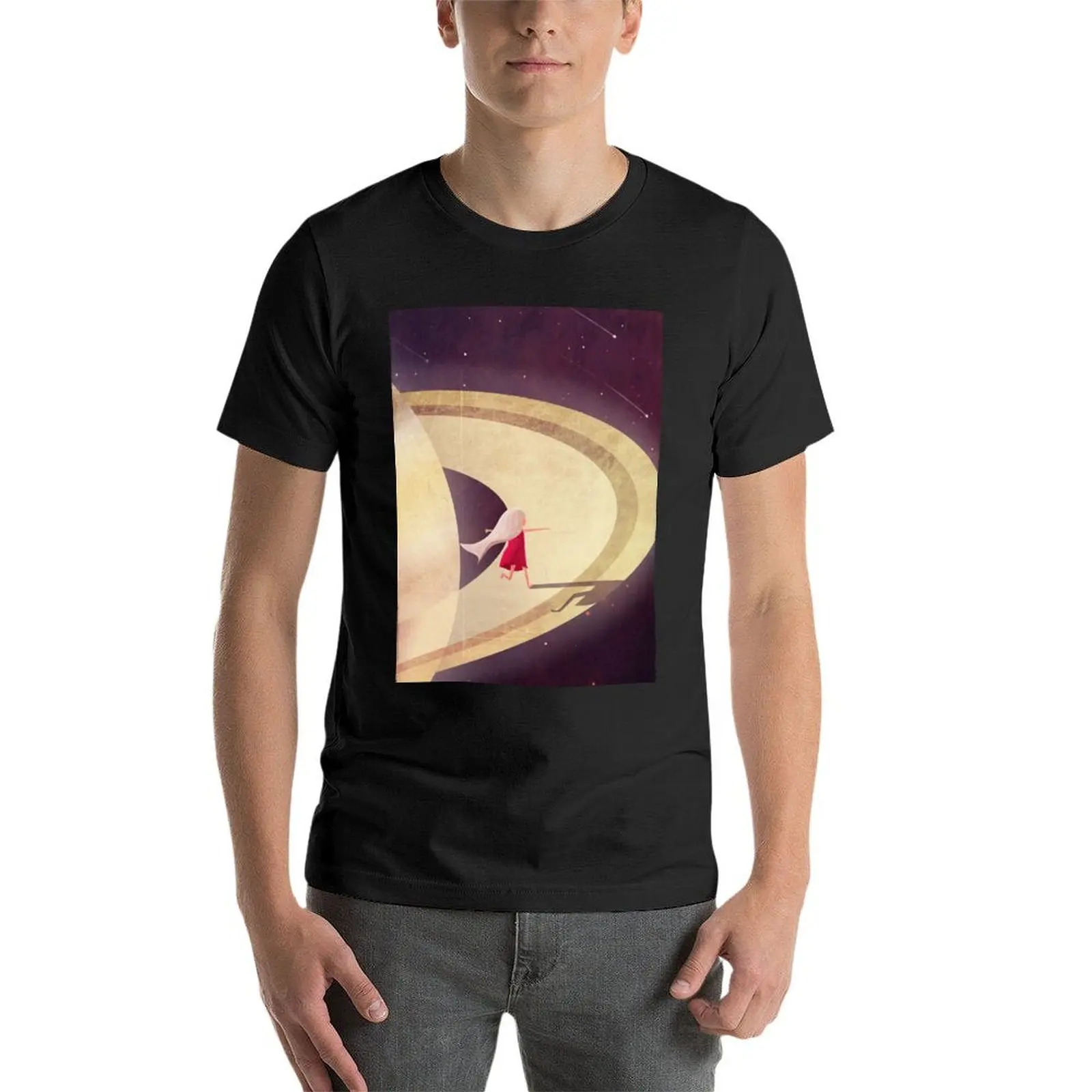 Saturn Child T-Shirt cute tops korean fashion new edition hippie clothes heavyweight t shirts for men