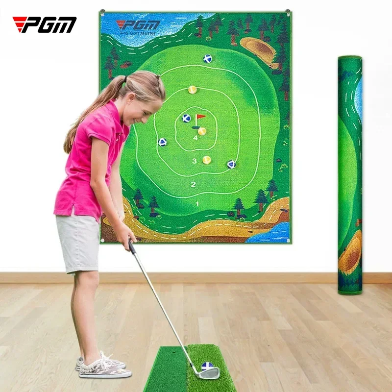 PGM DJD040 Mini golf halowy zawieszony tarcza do darta praktyka pomoc szkoleniowa na świeżym powietrzu trener mata do uderzania w golfa
