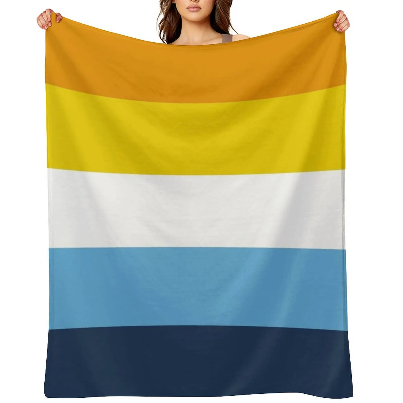 

Aromantic asexual flag Throw Blanket wednesday Soft Beds Luxury Throw Blankets