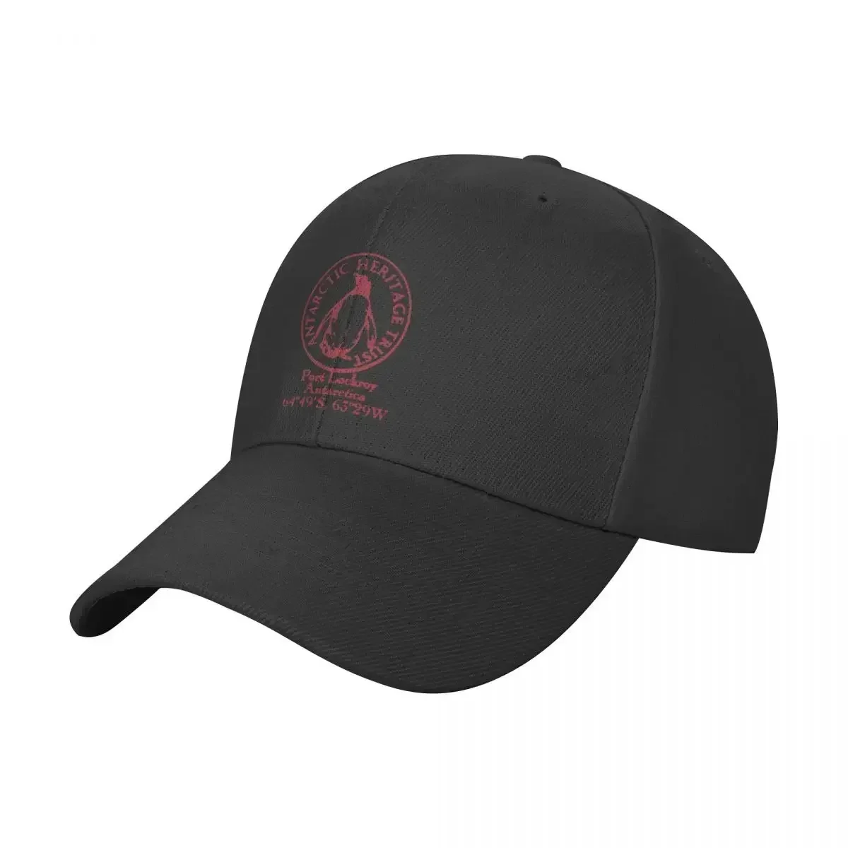 

PORT LOCKROY ANTARCTICA PASSPORT STAMP Baseball Cap Beach Party Hat Woman Men's