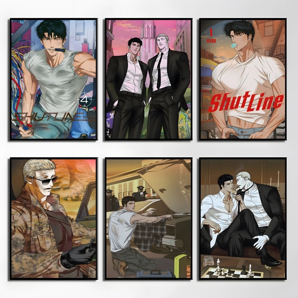 

BL Anime S-shutline Poster Elegant And Affordable Wall Art Stickers For Dormitory Living Room And Bedroom Spaces